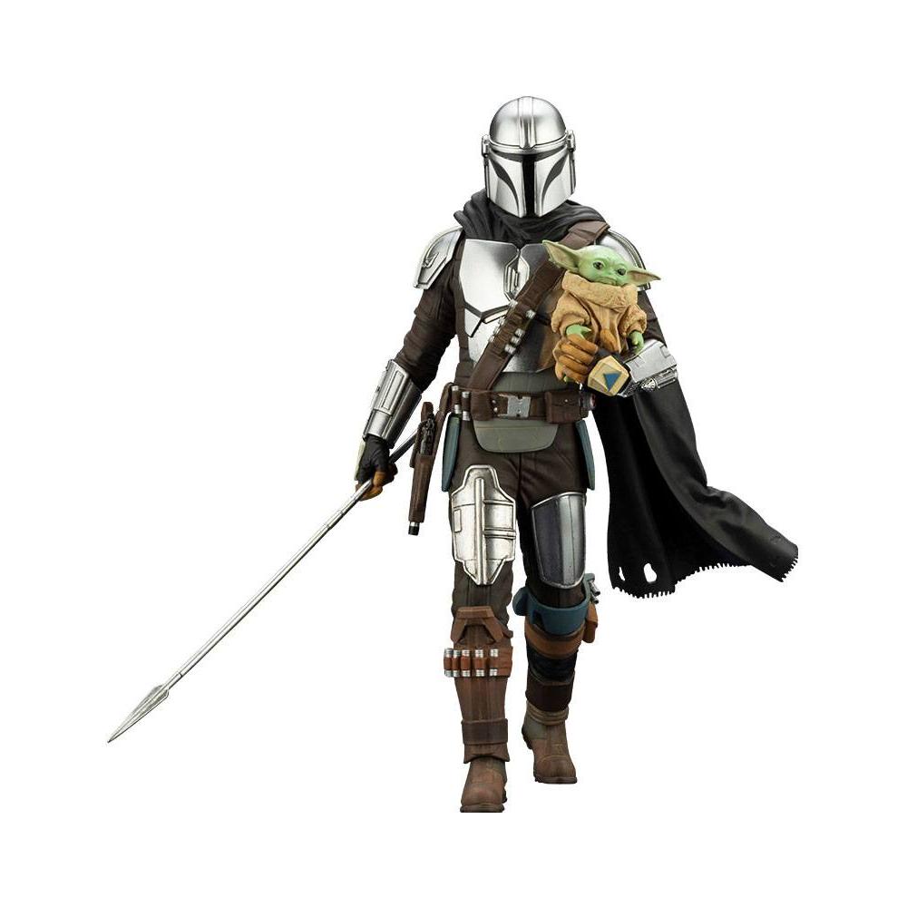 The Mandalorian ARTFX Statue 1/10 Mandalorian & Grogu with Beskar Staff in Malta | LAB7