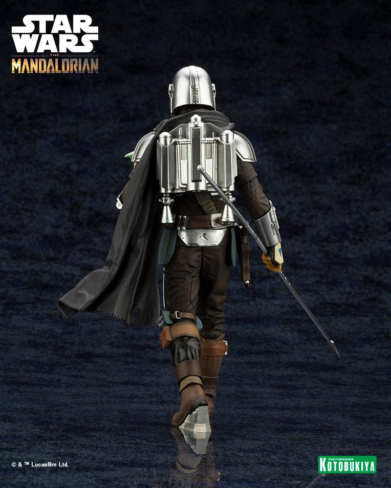 The Mandalorian ARTFX Statue 1/10 Mandalorian & Grogu with Beskar Staff by LAB7 Malta, Europe