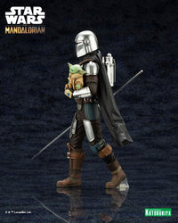 The Mandalorian ARTFX Statue 1/10 Mandalorian & Grogu with Beskar Staff by LAB7 Malta, Europe