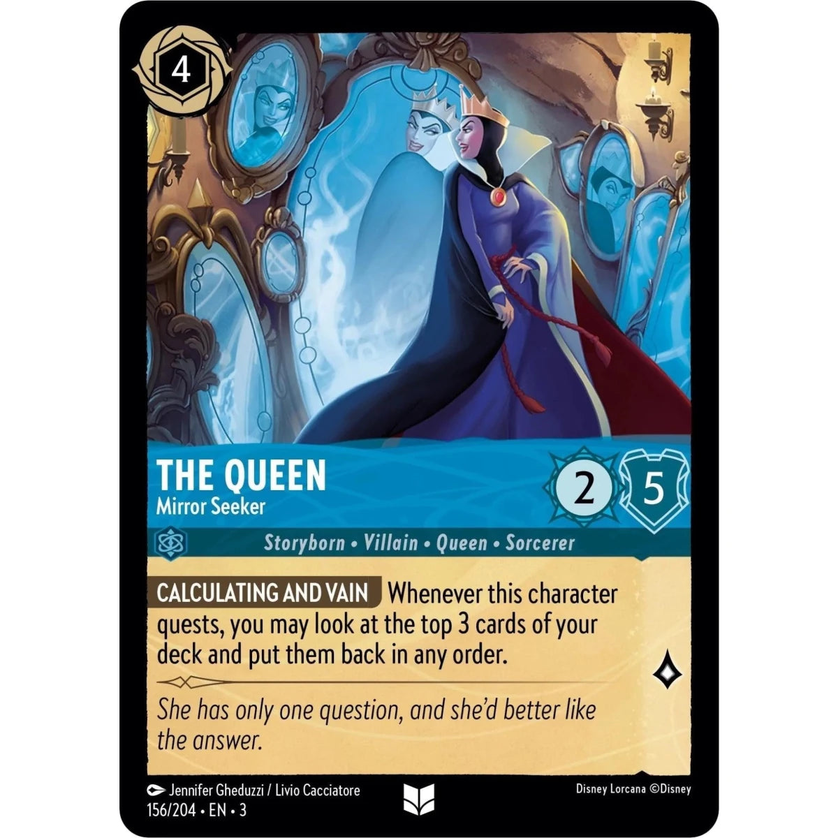 The Queen - Mirror Seeker (156/204) (Into the Inklands) in Malta | LAB7