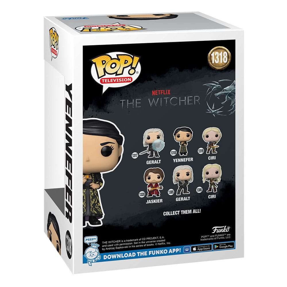 The Witcher (2019) - Yennefer in Black Dress Pop! Vinyl Figure by LAB7 Malta, Europe