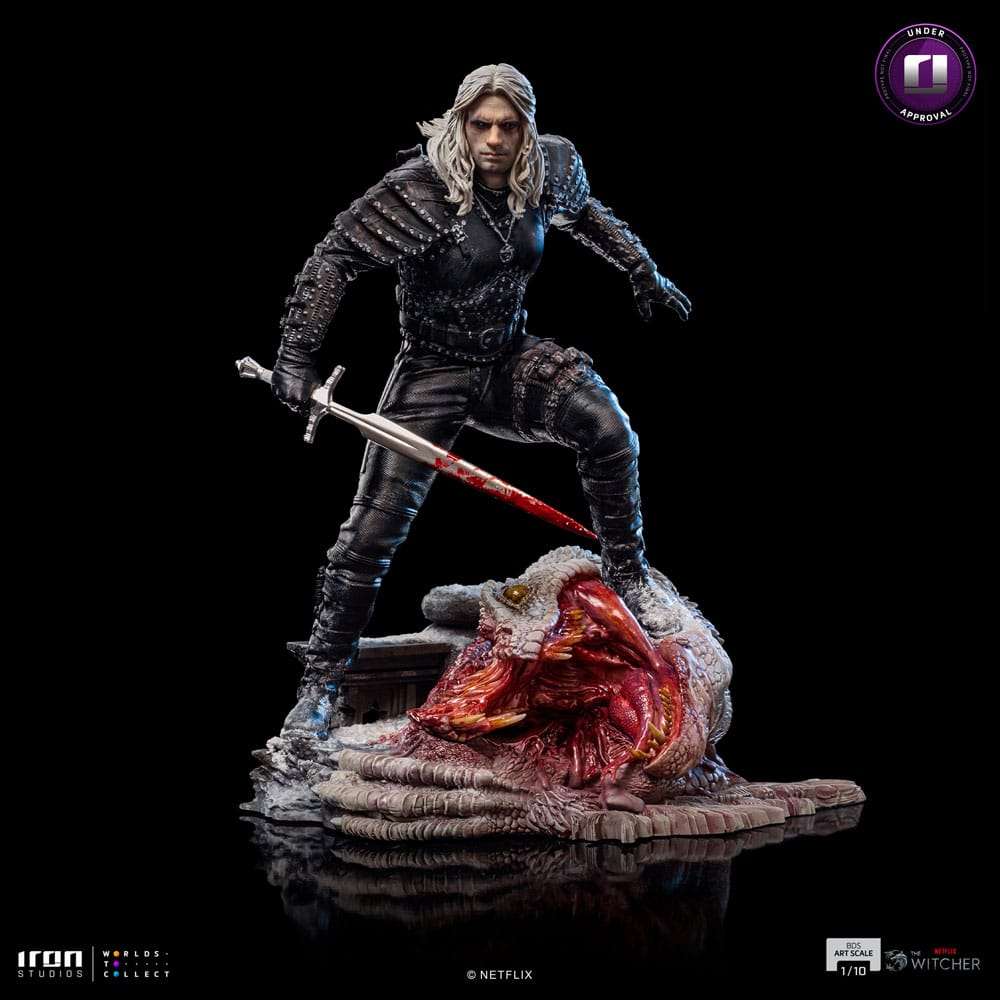 The Witcher BDS Art Scale Statue 1/10 Geralt of Riva 33 cm by LAB7 Malta, Europe