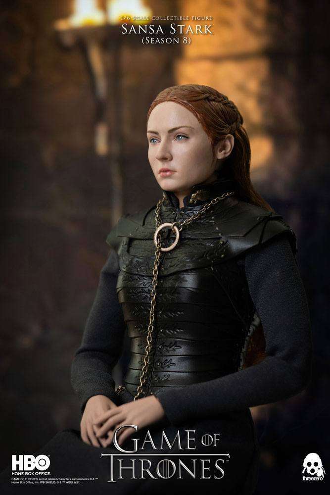 ThreeZero Game of Thrones Action Figure 1/6 Sansa Stark (Season 8) 29 cm by LAB7 Malta, Europe