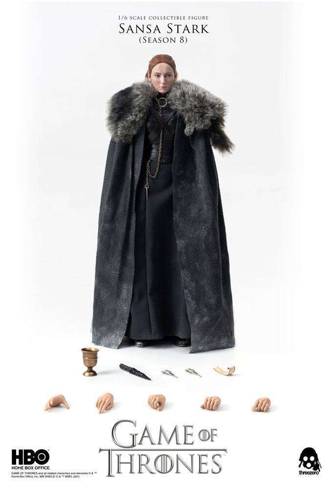 ThreeZero Game of Thrones Action Figure 1/6 Sansa Stark (Season 8) 29 cm by LAB7 Malta, Europe