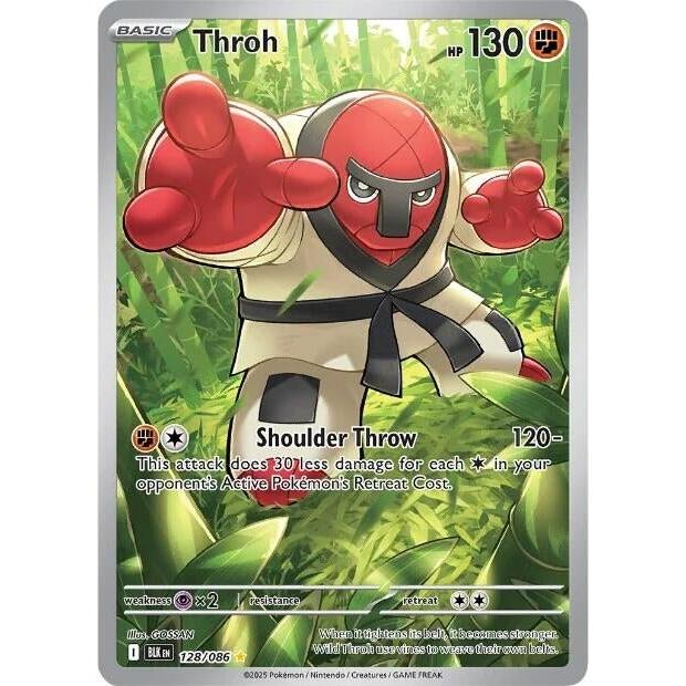 Pokemon Throh (128/086) (SV: Black Bolt) by LAB7 Malta, Europe