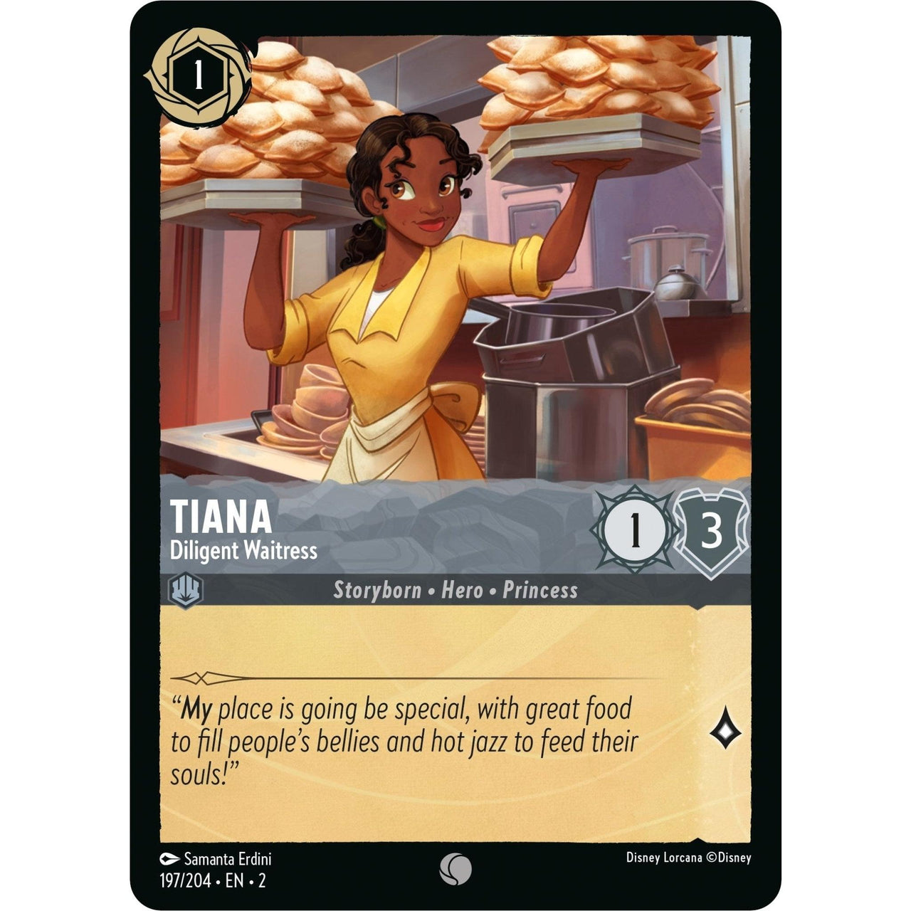 Tiana - Diligent Waitress (197/204) (Rise of the Floodborn) in Malta | LAB7