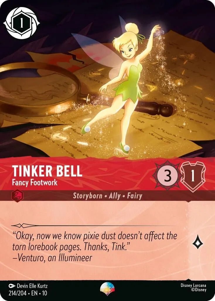Tinker Bell - Fancy Footwork (Epic) (214/204) (Whispers in the Well) in Malta | LAB7