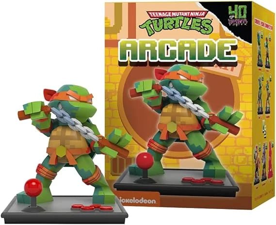 Mighty Jaxx TMNT Arcade Mystery Figurines by Mighty Jaxx – Set of 6 by LAB7 Malta, Europe