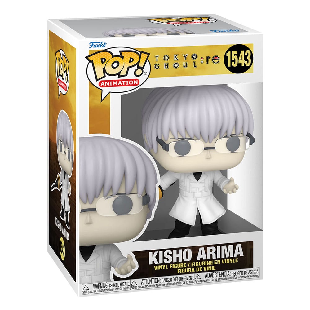 Tokyo Ghoul:re POP! Animation Vinyl Figure Kisho Arima 9 cm by LAB7 Malta, Europe