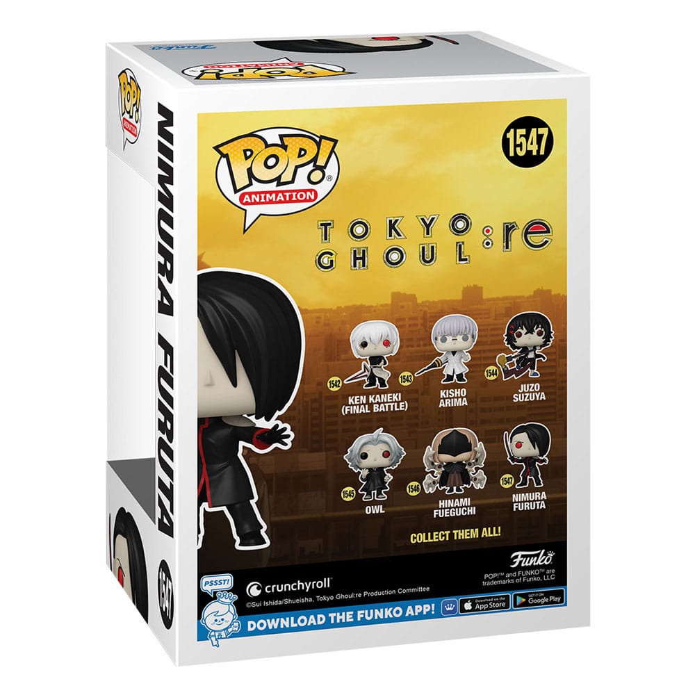 Tokyo Ghoul:re POP! Animation Vinyl Figure Nimura Furuta 9 cm by LAB7 Malta, Europe