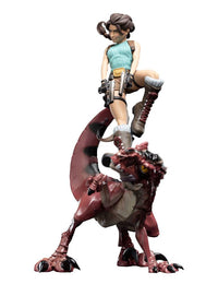 Tomb Raider Mini Epics Vinyl Figure Lara Croft & Raptor 24 cm by LAB7 Malta, Europe