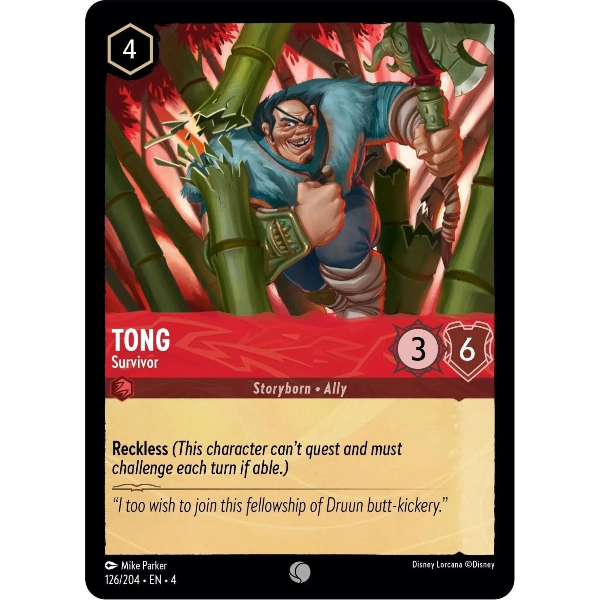 Tong - Survivor (126/204) (Ursula's Return) in Malta | LAB7