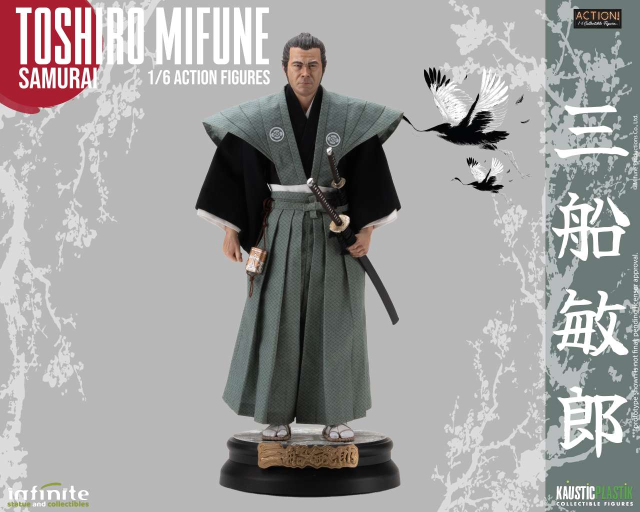 Toshiro Mifune Samurai 1/6 Action Figure by LAB7 Malta, Europe