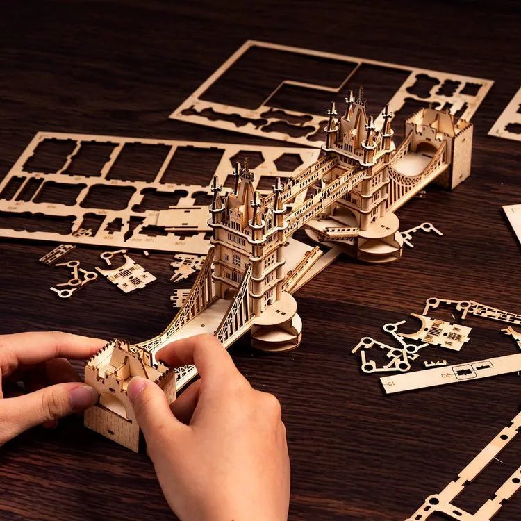Tower Bridge 3D Wooden Puzzle TG412 by LAB7 Malta, Europe