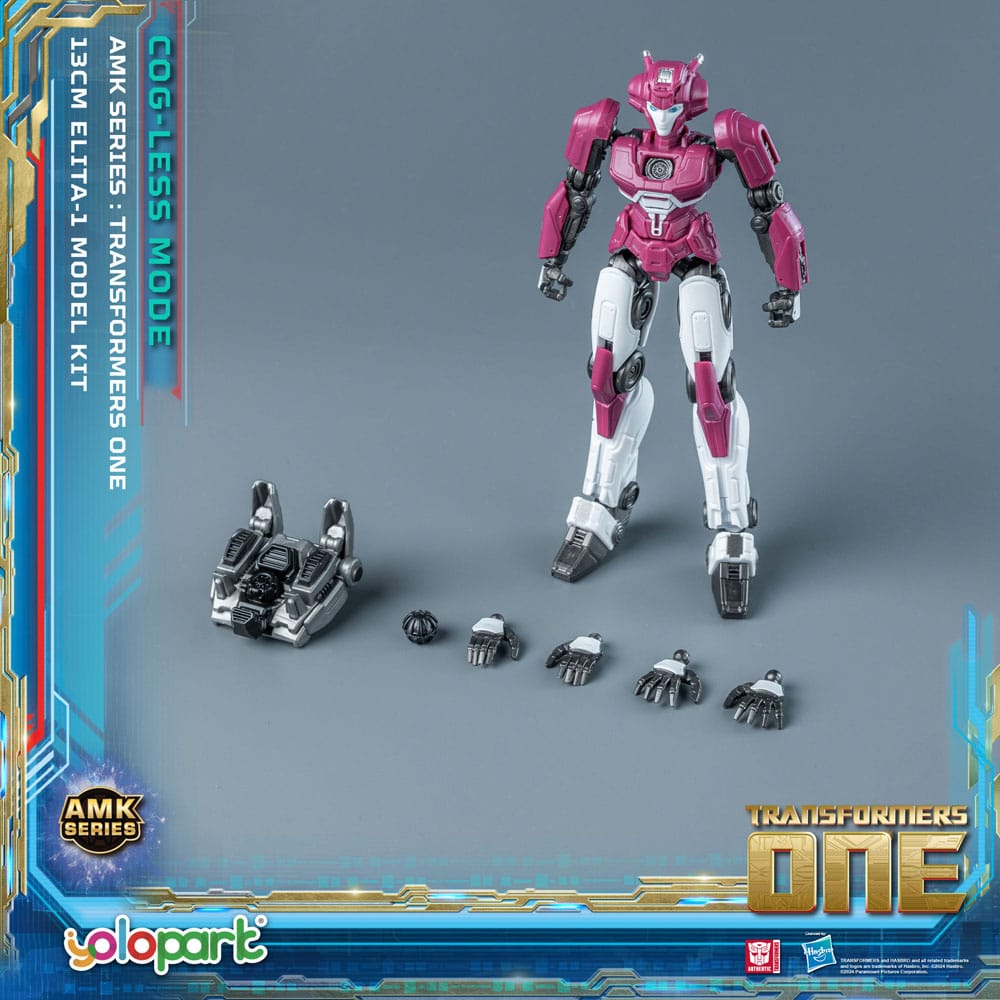 Transformers One AMK Mini Series Elita - 1 Plastic Model Kit – 13 cm by LAB7 Malta, Europe