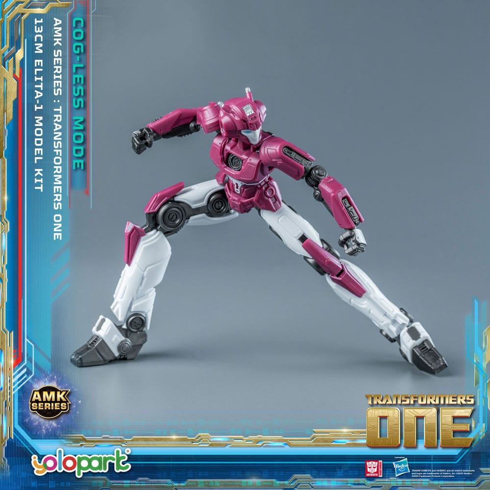 Transformers One AMK Mini Series Elita - 1 Plastic Model Kit – 13 cm by LAB7 Malta, Europe