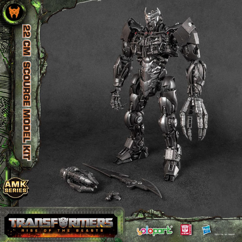 Transformers Rise of the Beasts AMK Scourge Model Kit 22cm by LAB7 Malta, Europe