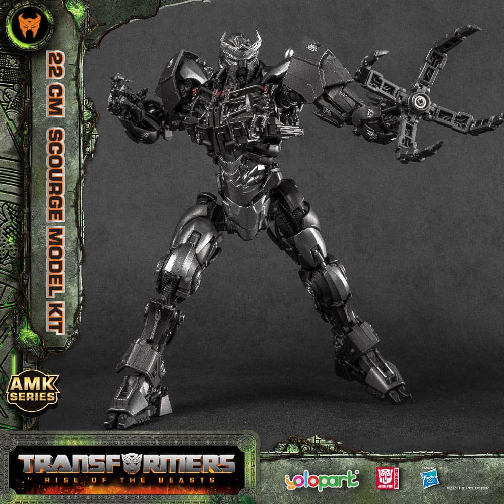 Transformers Rise of the Beasts AMK Scourge Model Kit 22cm by LAB7 Malta, Europe