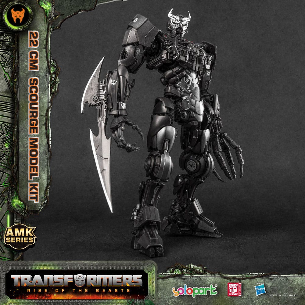 Transformers Rise of the Beasts AMK Scourge Model Kit 22cm by LAB7 Malta, Europe