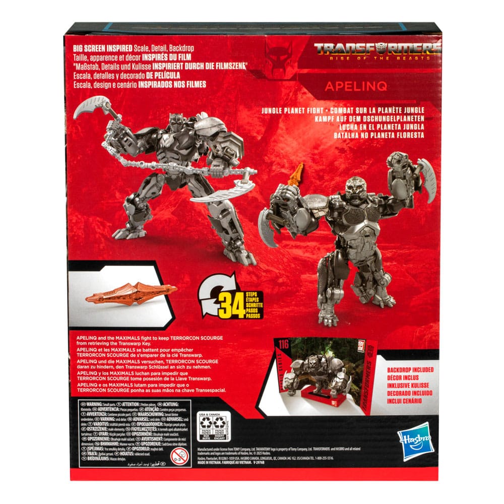 Transformers Studio Series Leader Class Apelinq 22 cm – Rise of the Beasts by LAB7 Malta, Europe