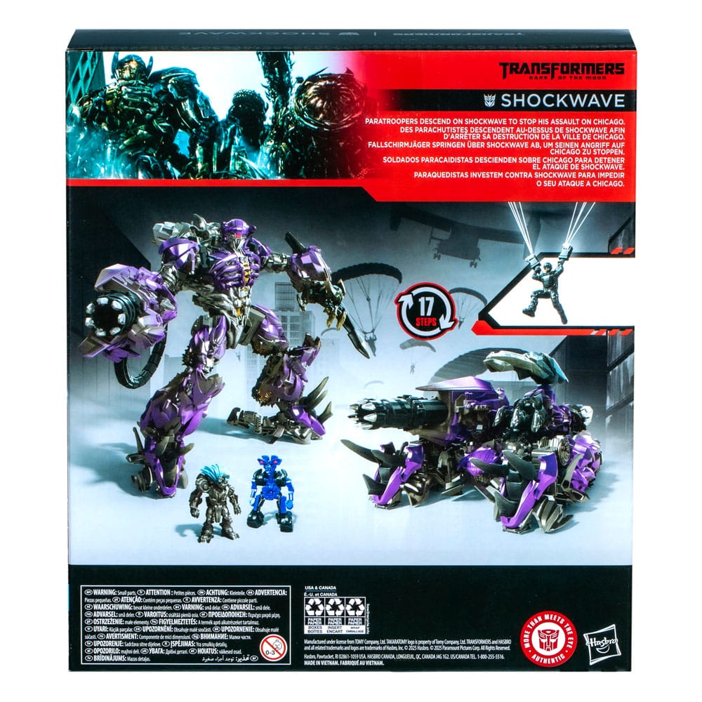 Transformers Studio Series Shockwave Leader Class Figure 21cm by LAB7 Malta, Europe