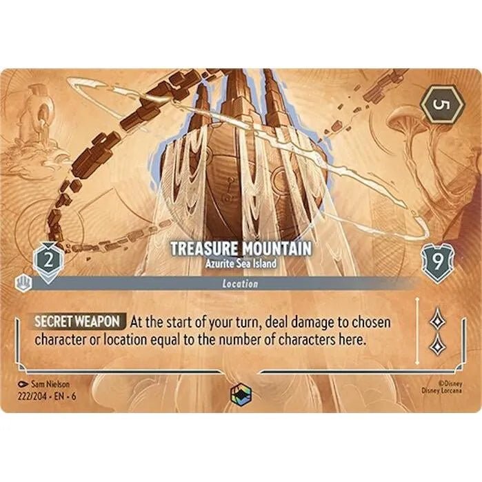 Treasure Mountain - Azurite Sea Island (Enchanted) (222/204) (Azurite Sea) in Malta | LAB7