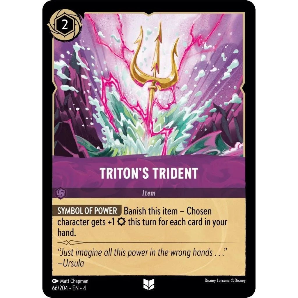 Triton's Trident (66/204) (Ursula's Return) in Malta | LAB7