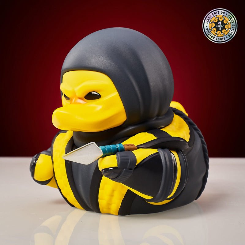 TUBBZ Mortal Kombat Scorpion Cosplaying Duck Collectible by LAB7 Malta, Europe