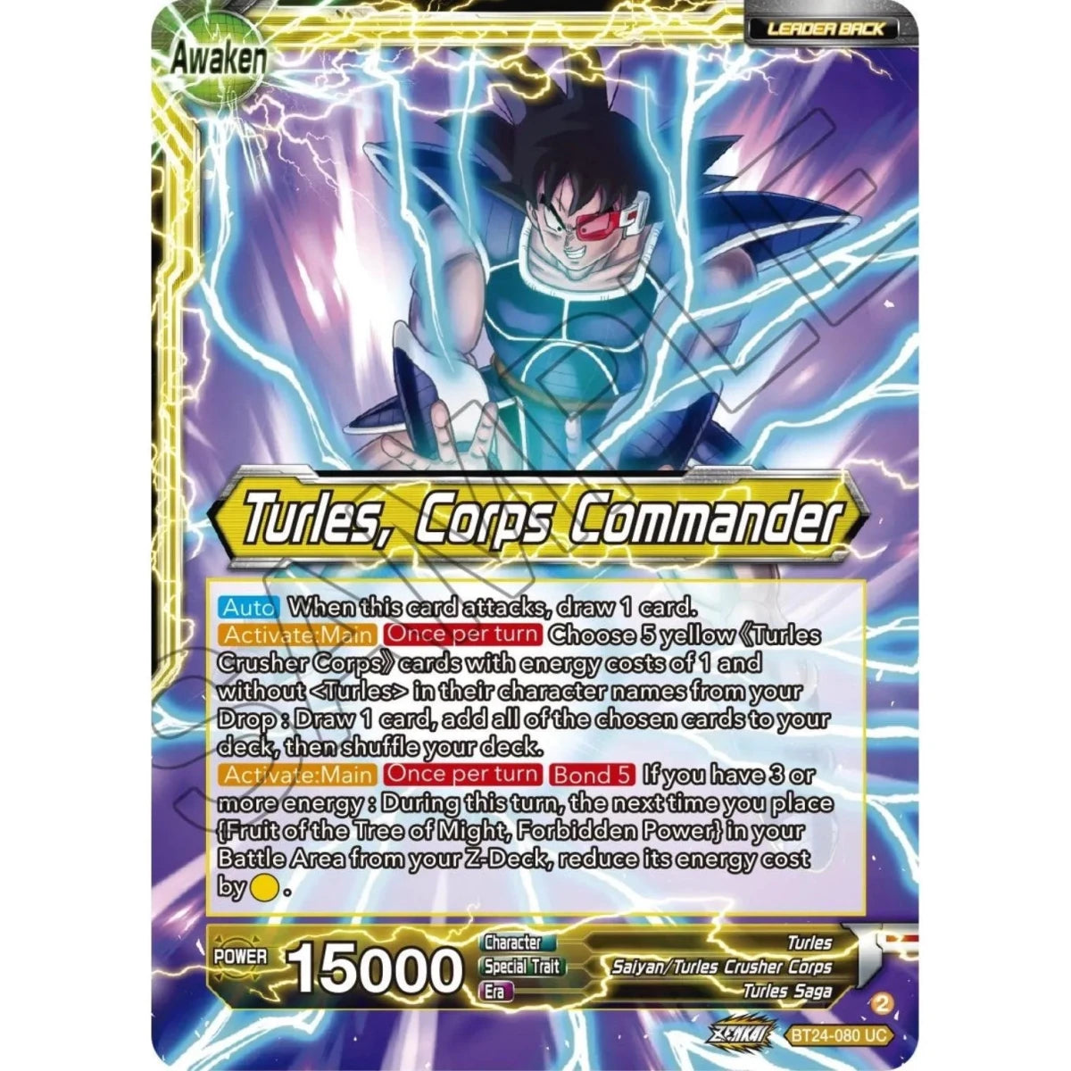Turles // Turles, Corps Commander (BT24-080) (Beyond Generations) in Malta | LAB7