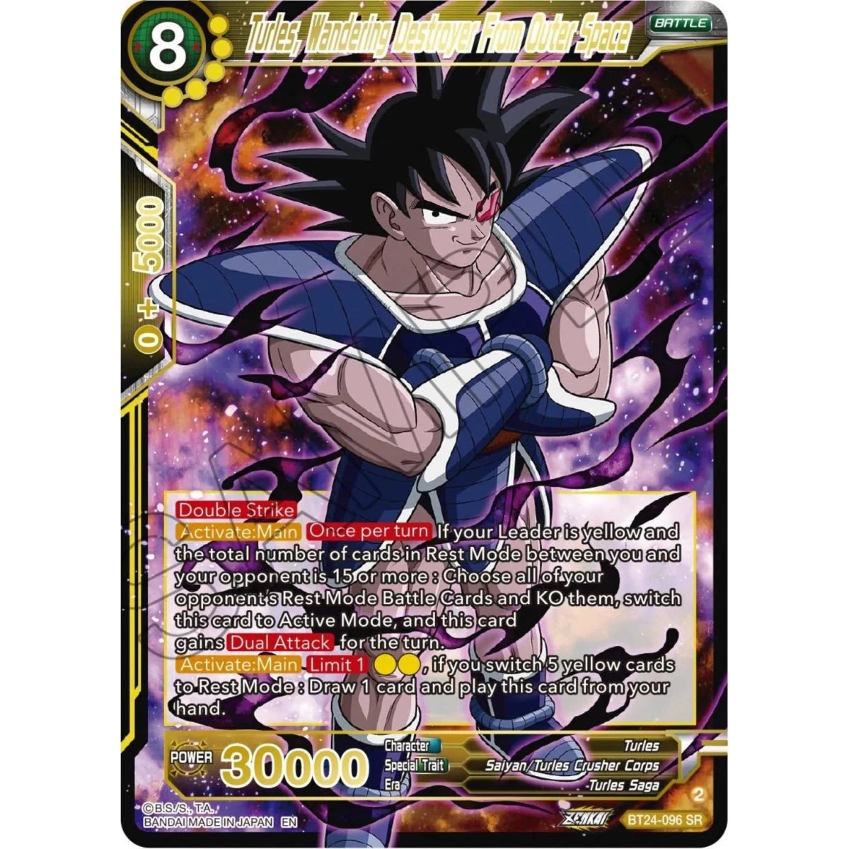 Turles, Wandering Destroyer From Outer Space (BT24-096) (Beyond Generations) in Malta | LAB7