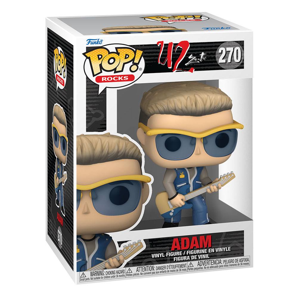 U2 - Adam Zoo TV Tour Pop! 270 Vinyl Figure by LAB7 Malta, Europe