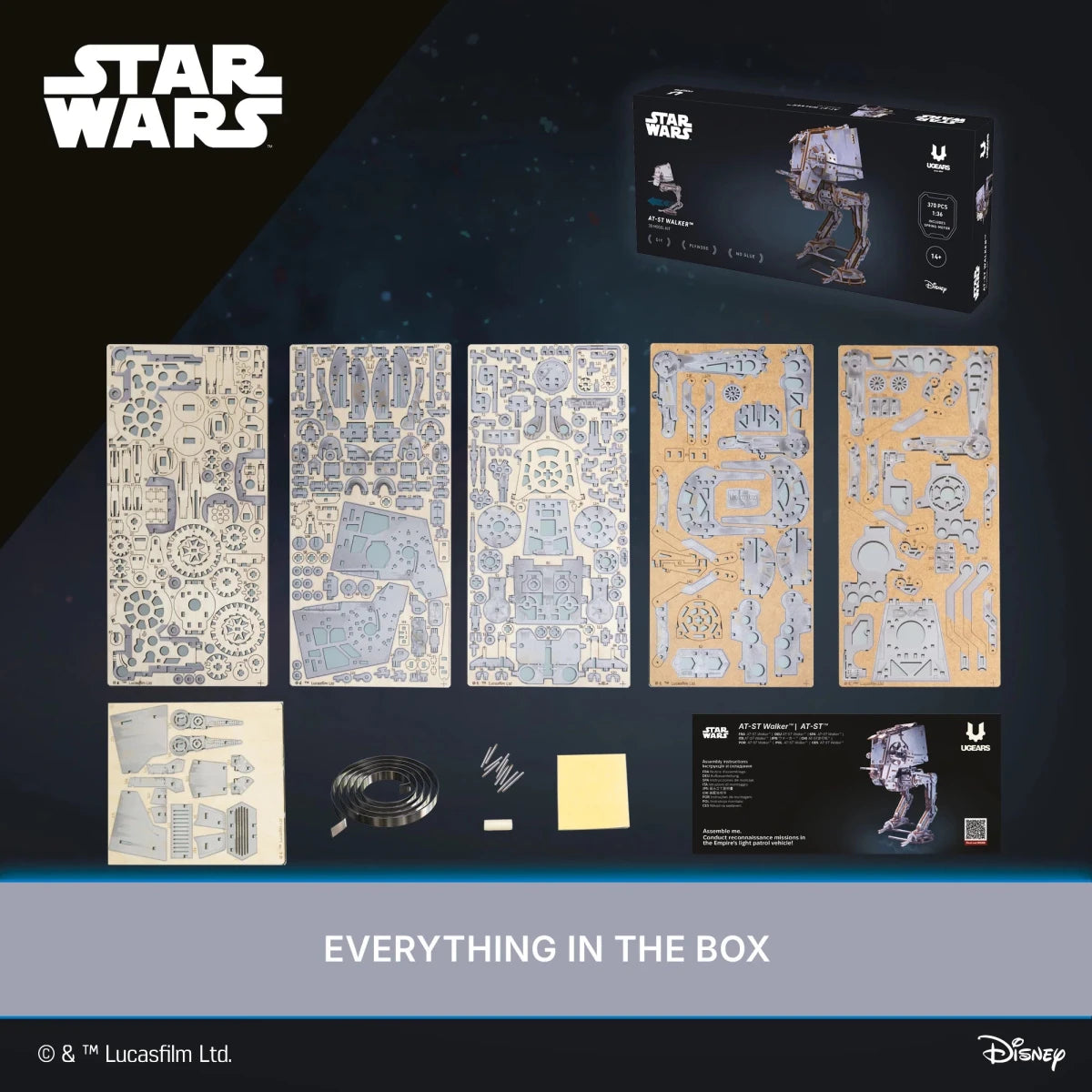 Ugears AT - ST Walker Wooden Puzzle by LAB7 Malta, Europe