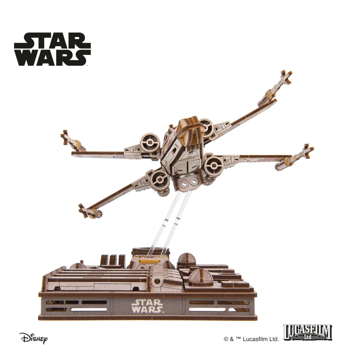 Ugears Luke Skywalker`s X - Wing Starfighter™ Wooden Puzzle by LAB7 Malta, Europe