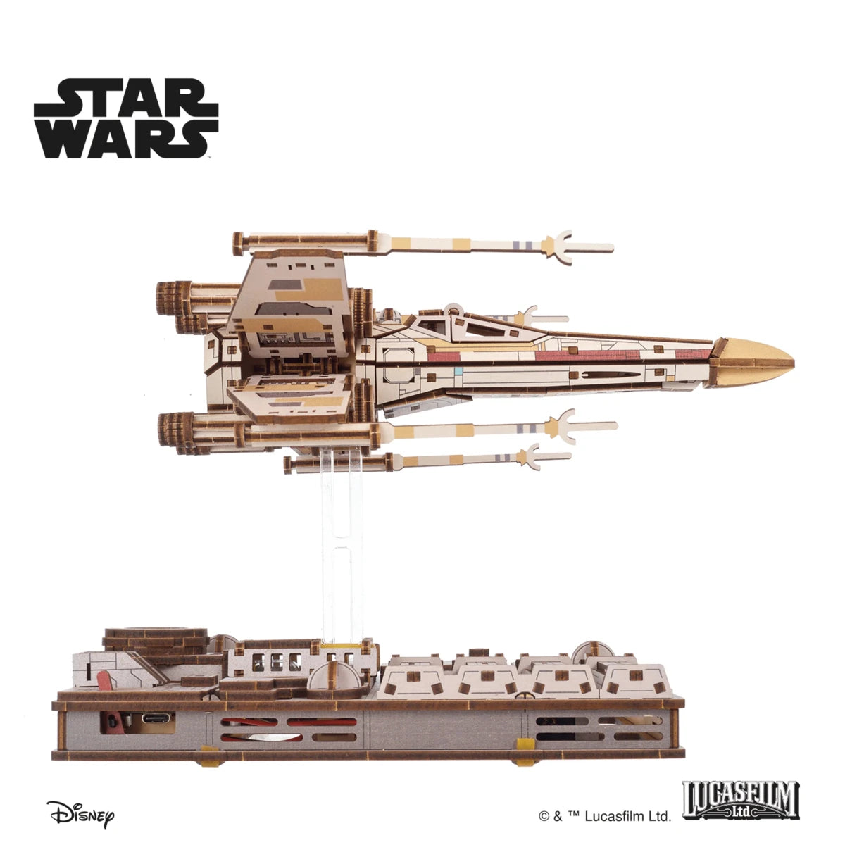 Ugears Luke Skywalker`s X-Wing Starfighter™ Wooden Puzzle in Malta | LAB7