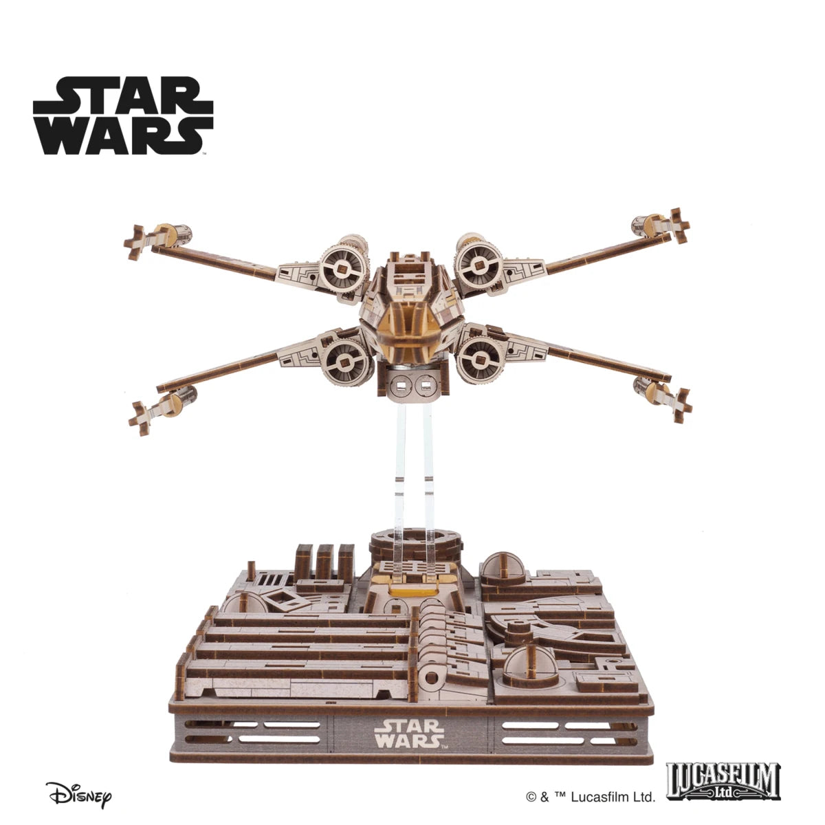 Ugears Luke Skywalker`s X-Wing Starfighter™ Wooden Puzzle in Malta | LAB7