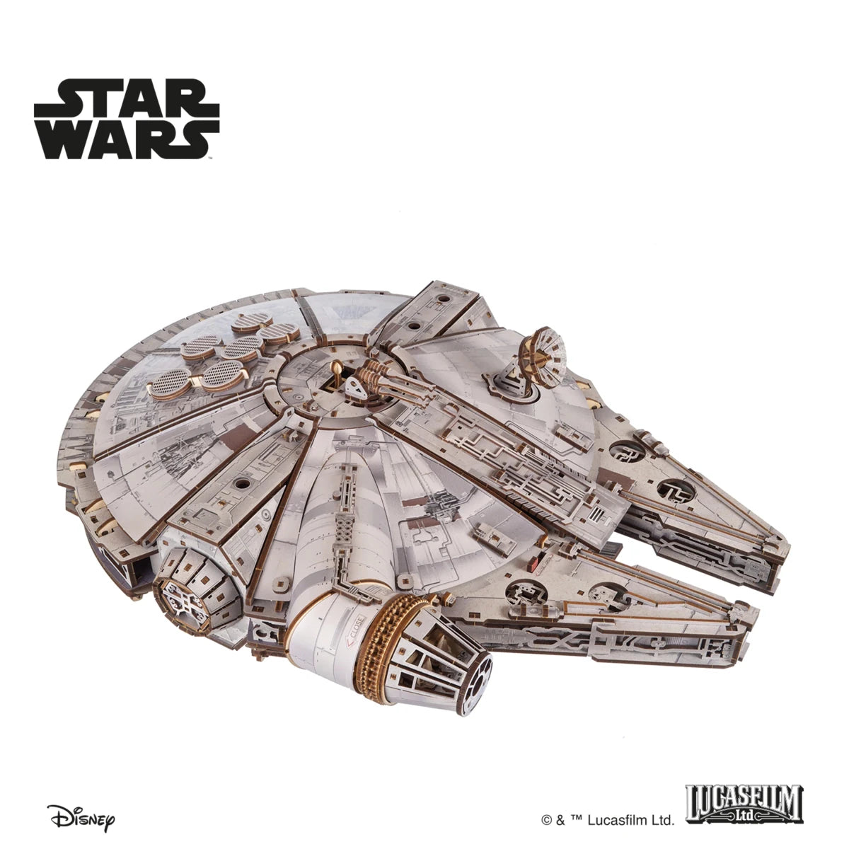 Ugears Millennium Falcon™ Wooden Puzzle by LAB7 Malta, Europe