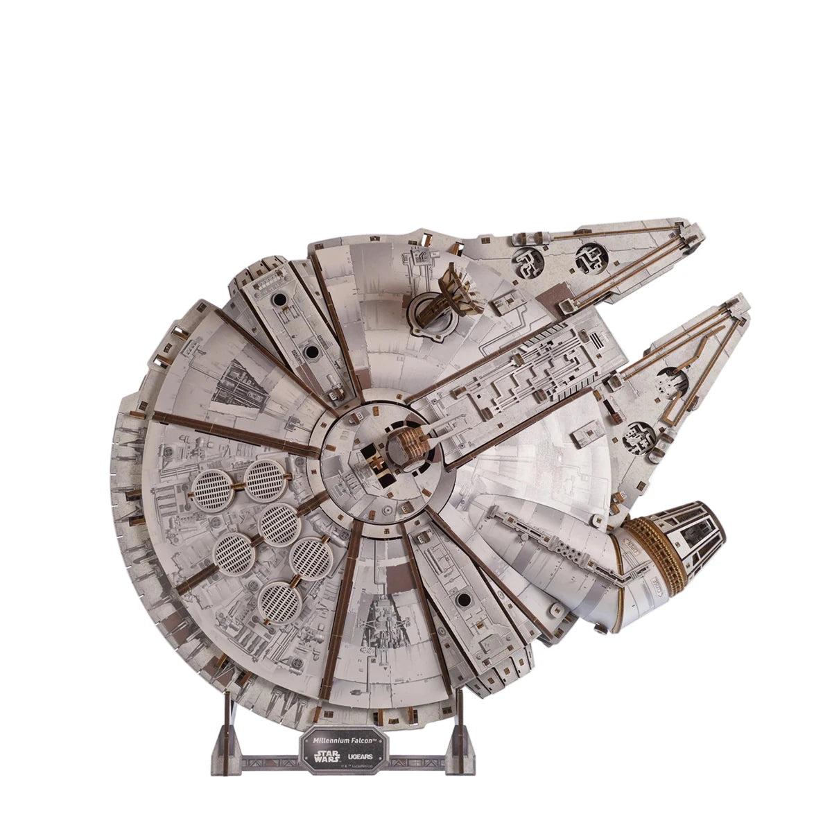 Ugears Millennium Falcon™ Wooden Puzzle by LAB7 Malta, Europe