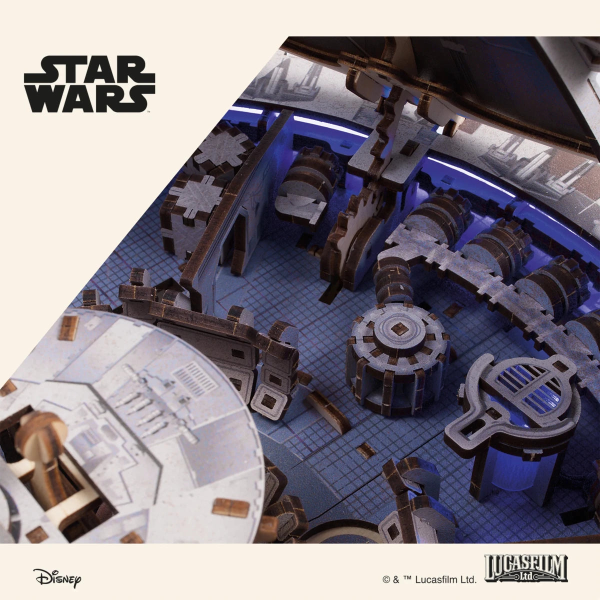 Ugears Millennium Falcon™ Wooden Puzzle by LAB7 Malta, Europe