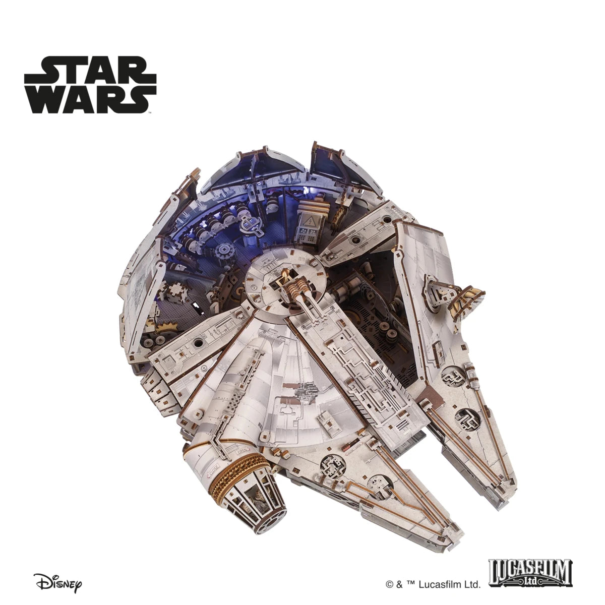 Ugears Millennium Falcon™ Wooden Puzzle in Malta | LAB7