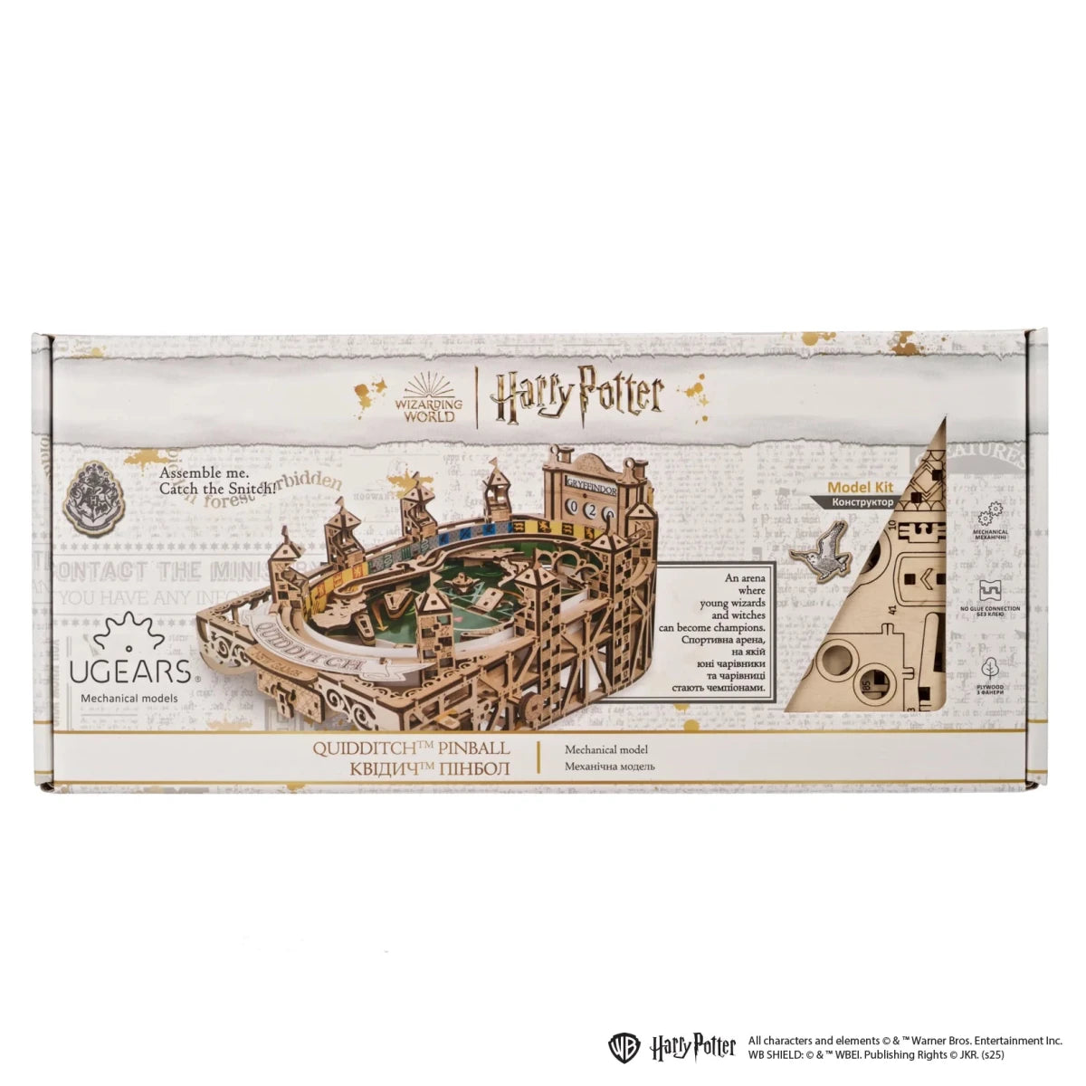 Ugears Quidditch™ Pinball Wooden Puzzle by LAB7 Malta, Europe