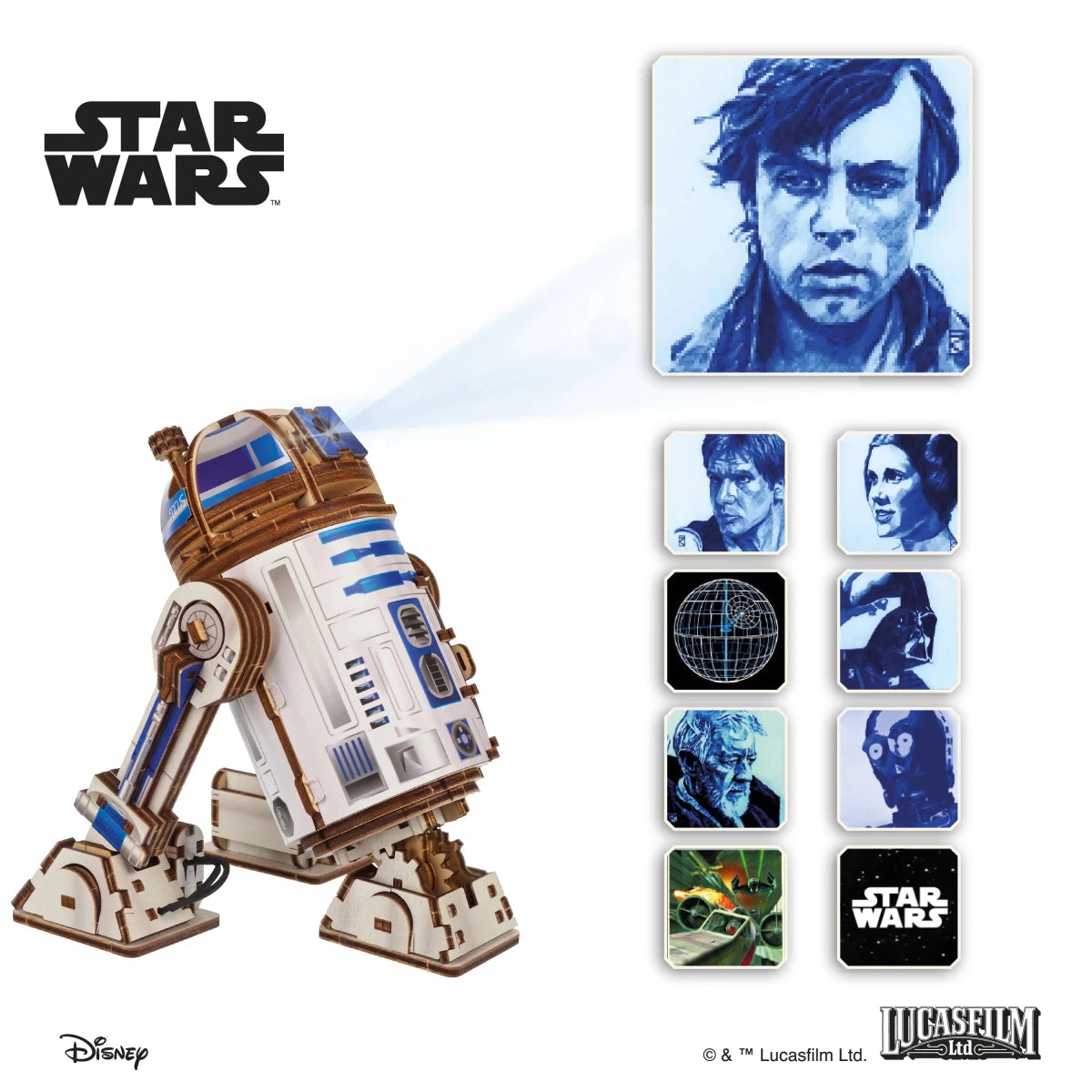 Ugears R2-D2™ Wooden Puzzle in Malta | LAB7