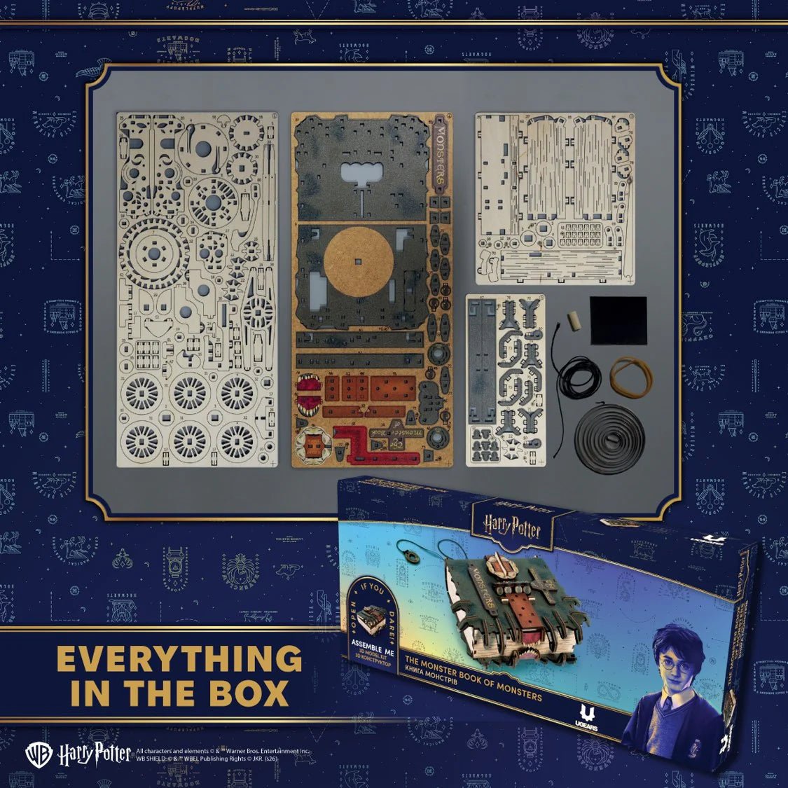 Ugears The Monster Book of Monsters Wooden Puzzle by LAB7 Malta, Europe