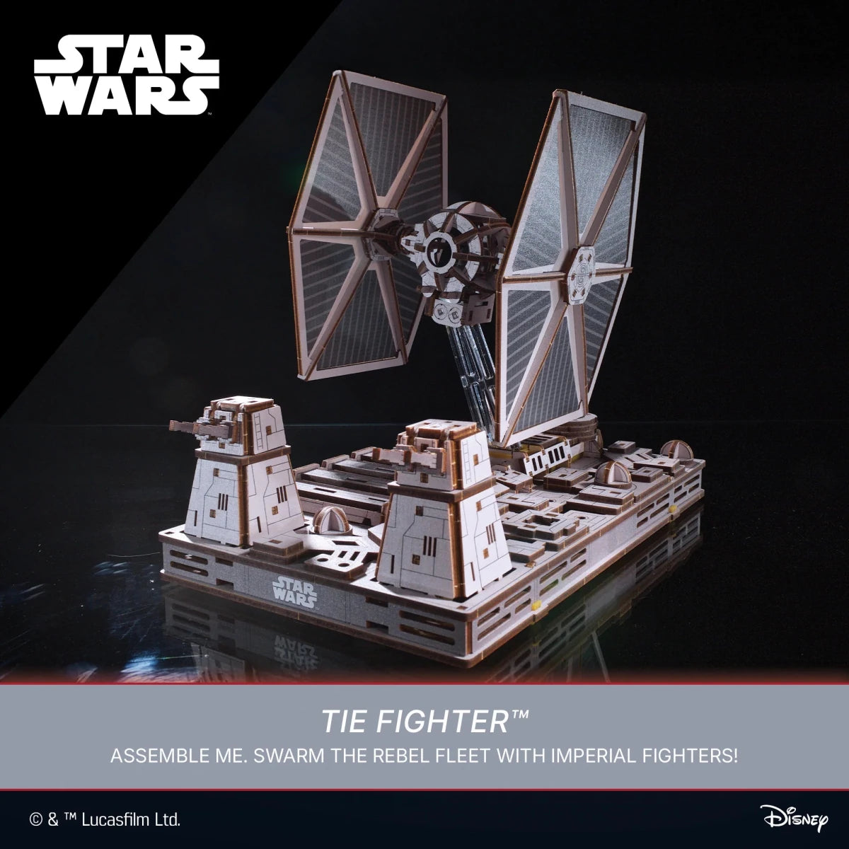 Ugears TIE Fighter™ Wooden Puzzle in Malta | LAB7