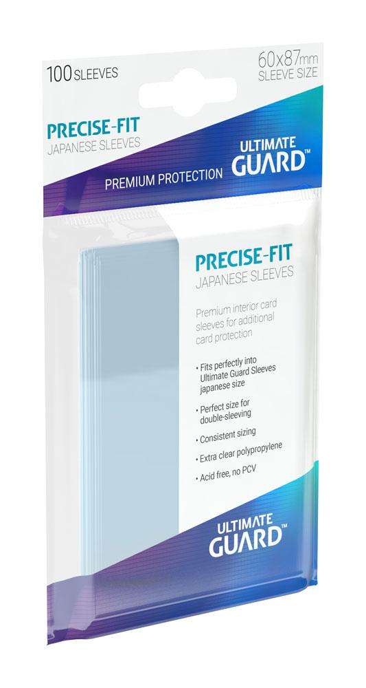 Ultimate Guard Precise-Fit Sleeves Japanese Size Transparent (100) in Malta | LAB7