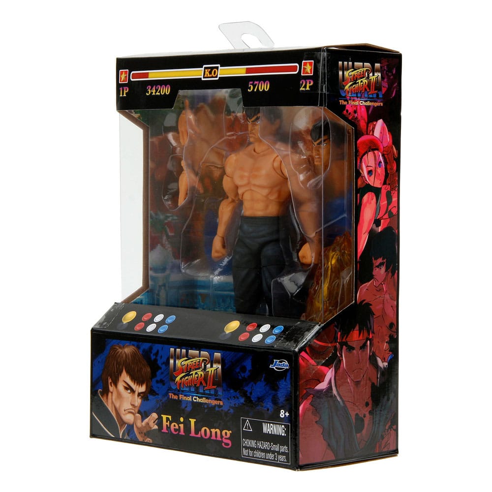Ultra Street Fighter II: The Final Challengers – Fei - Long 1/12 Action Figure 15cm by LAB7 Malta, Europe