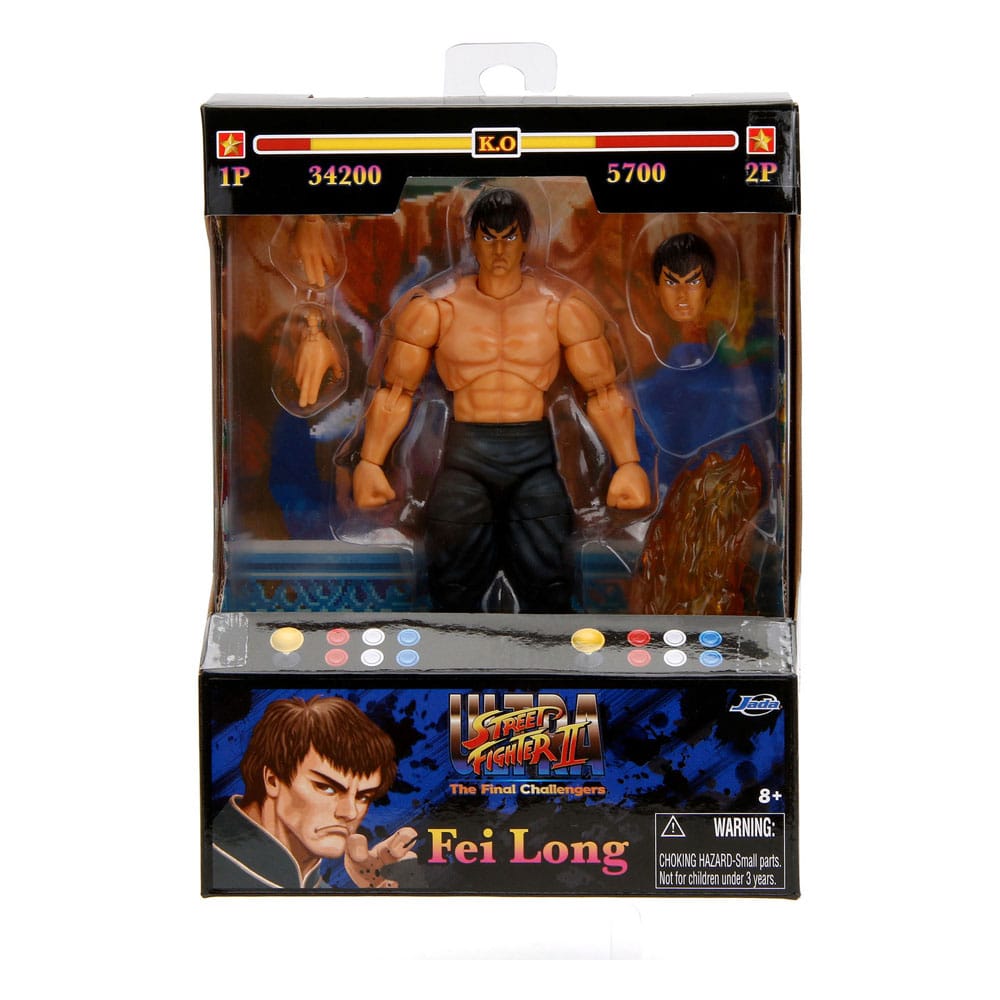 Ultra Street Fighter II: The Final Challengers – Fei - Long 1/12 Action Figure 15cm by LAB7 Malta, Europe