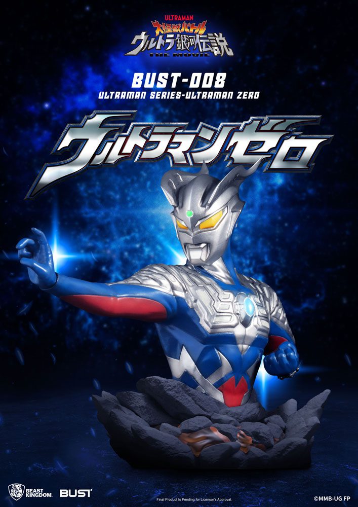Ultraman Series PVC Bust Ultraman Zero 15 cm by LAB7 Malta, Europe