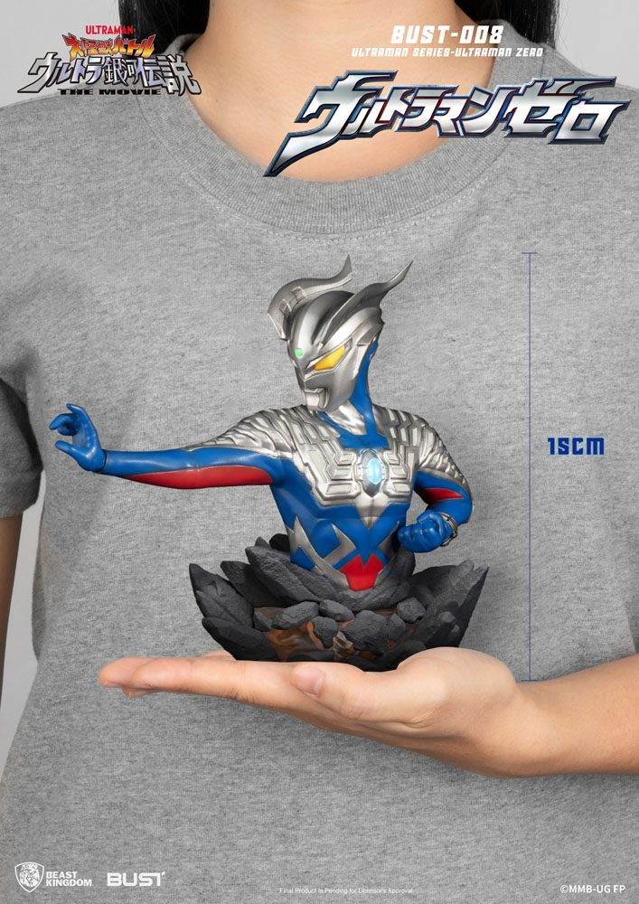 Ultraman Series PVC Bust Ultraman Zero 15 cm by LAB7 Malta, Europe