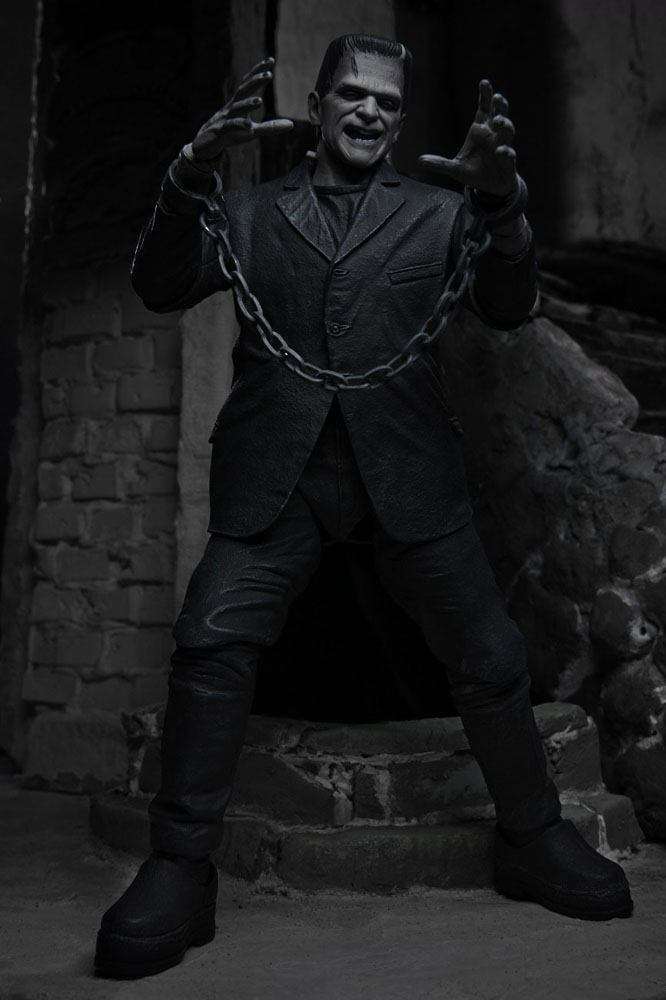 Universal Monsters Action Figure Ultimate Frankenstein's Monster (Black & White) 18 cm by LAB7 Malta, Europe