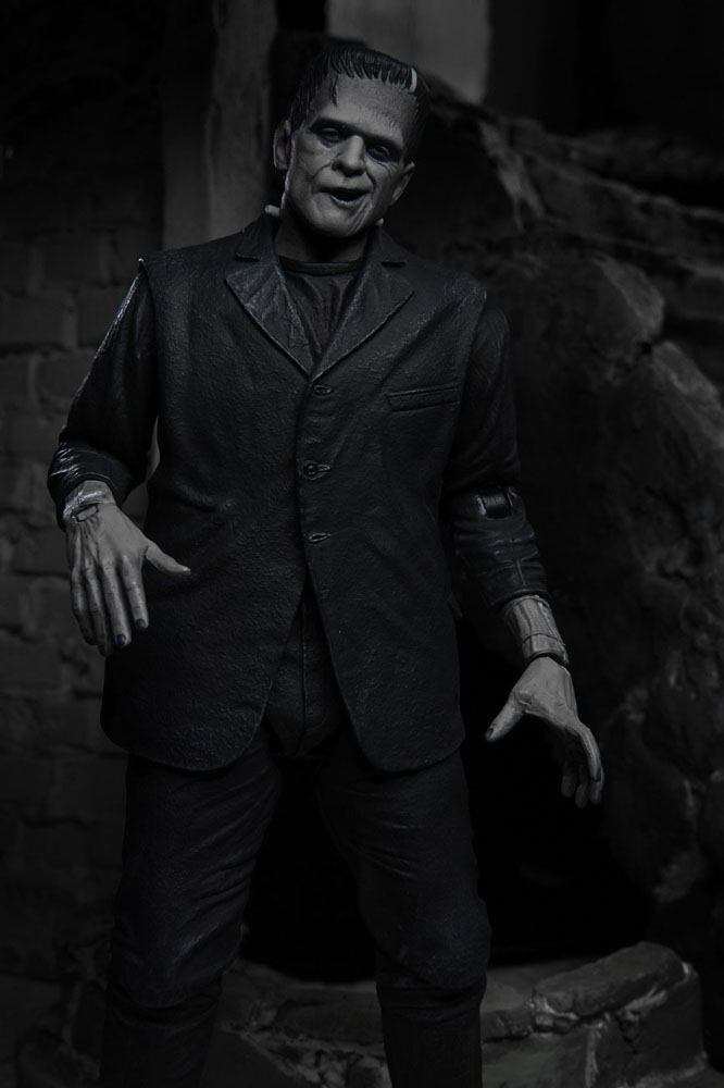 Universal Monsters Action Figure Ultimate Frankenstein's Monster (Black & White) 18 cm by LAB7 Malta, Europe